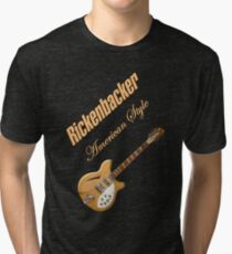 Rickenbacker Natural 12s American Style Tri-blend T-Shirt
