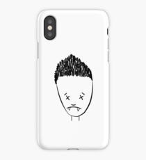 Spikes drawing of Angel iPhone Case