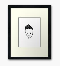 Spikes drawing of Angel Framed Print