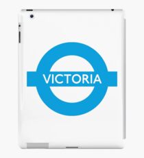 Victoria Line - London Underground Roundel iPad Case/Skin