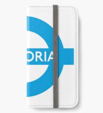 Victoria Line - London Underground Roundel iPhone Wallet/Case/Skin
