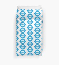 Victoria Line - London Underground Roundel Duvet Cover