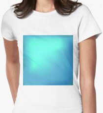 Blue Abstract Sky Background Women's Fitted T-Shirt