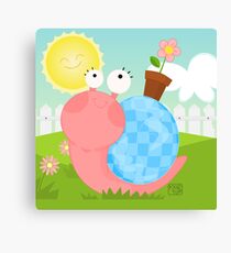 Snail (female) Canvas Print