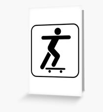 Skateboard Greeting Card