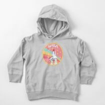 Nasa Pastel Colors - Soft Pink Edition Toddler Pullover Hoodie