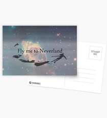 Flieg mich nach Neverland Postkarten