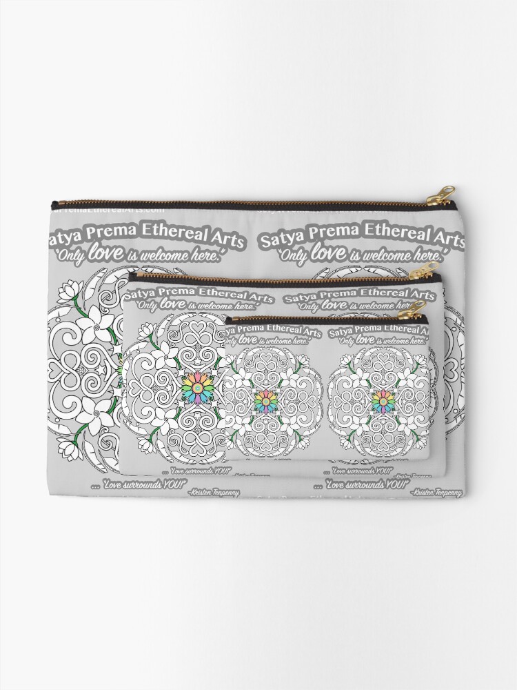Alternate view of Satya Prema Mandala Zipper Pouch