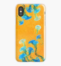 Crazy Yellow Burning Jellyfish iPhone Case