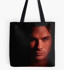 Damon Salvatore Ian Somerhalder Tote Bag