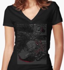 d e u n d e n v 2 Shirt mit V-Ausschnitt