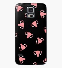 Verrückte glückliche Gebärmutter in Schwarz, groß Hülle & Skin für Samsung Galaxy