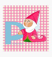 p for princess Photographic Print