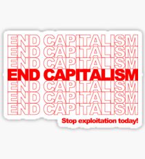 End Capitalism Sticker