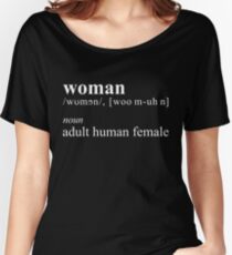 Woman — Adult Human Female Relaxed Fit T-Shirt