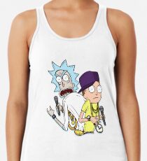 Rick and Morty™ Rap Mode "Gettin' Schwifty Wit It" Racerback Tank Top