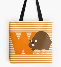 w for wombat Tote Bag