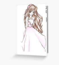 Anime Character Grußkarte