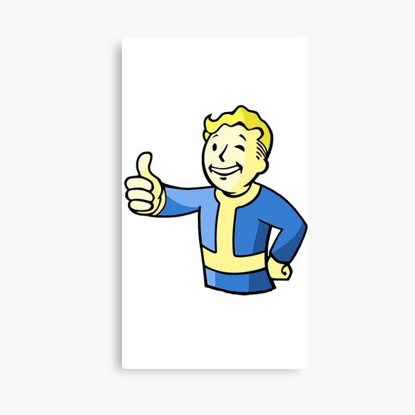 Vault Boy Wall Art | Redbubble