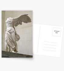 Geflügelter Nike von Samothrace Louvre Postkarten