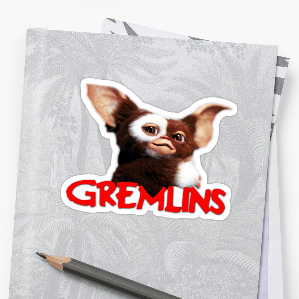 Gremlins Gizmo Sticker By Kelsobob Redbubble