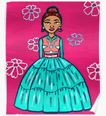 Navajo-Mädchen Poster