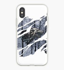 Stark house sigil winter ripped iPhone Case