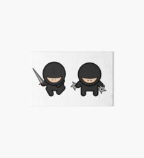 Ninjas Cartoon Character Art Board