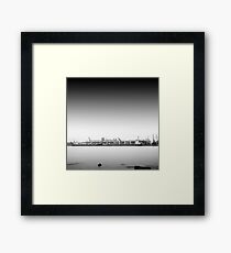 industrial reflection Framed Print