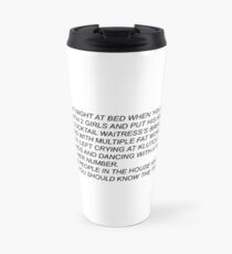 Der Hinweis Wandteppich Jersey Shore Thermobecher