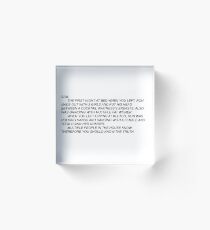 The Note Wall Tapestry Jersey Shore Acrylic Block