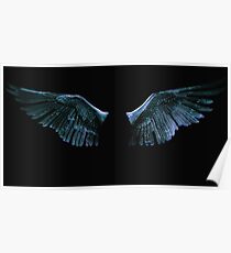 Blue wings Poster