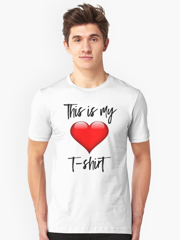 Alternate view of This is My Heart T-Shirt Slim Fit T-Shirt