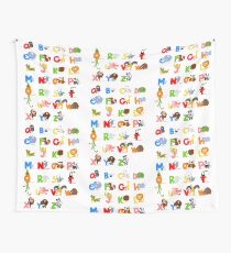 ABC (english) Wall Tapestry
