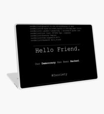 Hello Friend@fsociety Laptop Skin