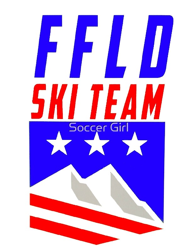 "fairfield ski team logo sticker" by Soccer Girl Redbubble