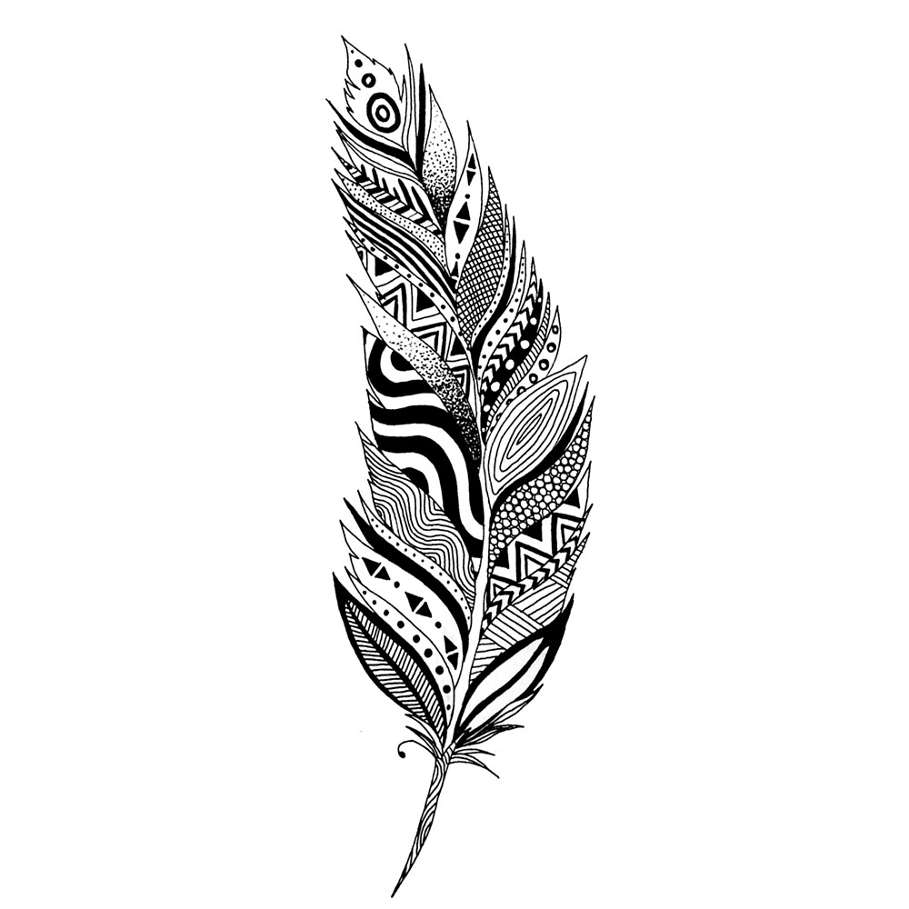 Pluma De Diseno En Blanco Y Negro De Yung Designer Redbubble