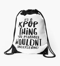 Es ist eine KPOP-Sache Turnbeutel