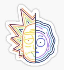 Abstract Rick Sticker