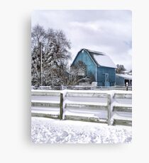 Winter Blues Canvas Print