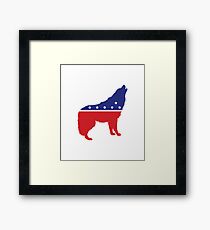 Regulation Wolf Framed Print