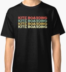 vintage kite boarding - retro kite boarding Classic T-Shirt