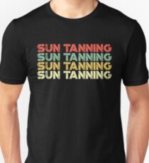 vintage sun tanning - retro sun tanning Unisex T-Shirt