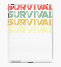 vintage survival - retro survival iPad Case/Skin