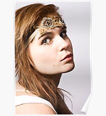 alessandra with headband Poster