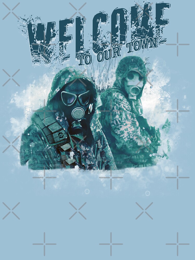 "Welcome To Our Town" Unisex T-Shirt by oiiii | Redbubble