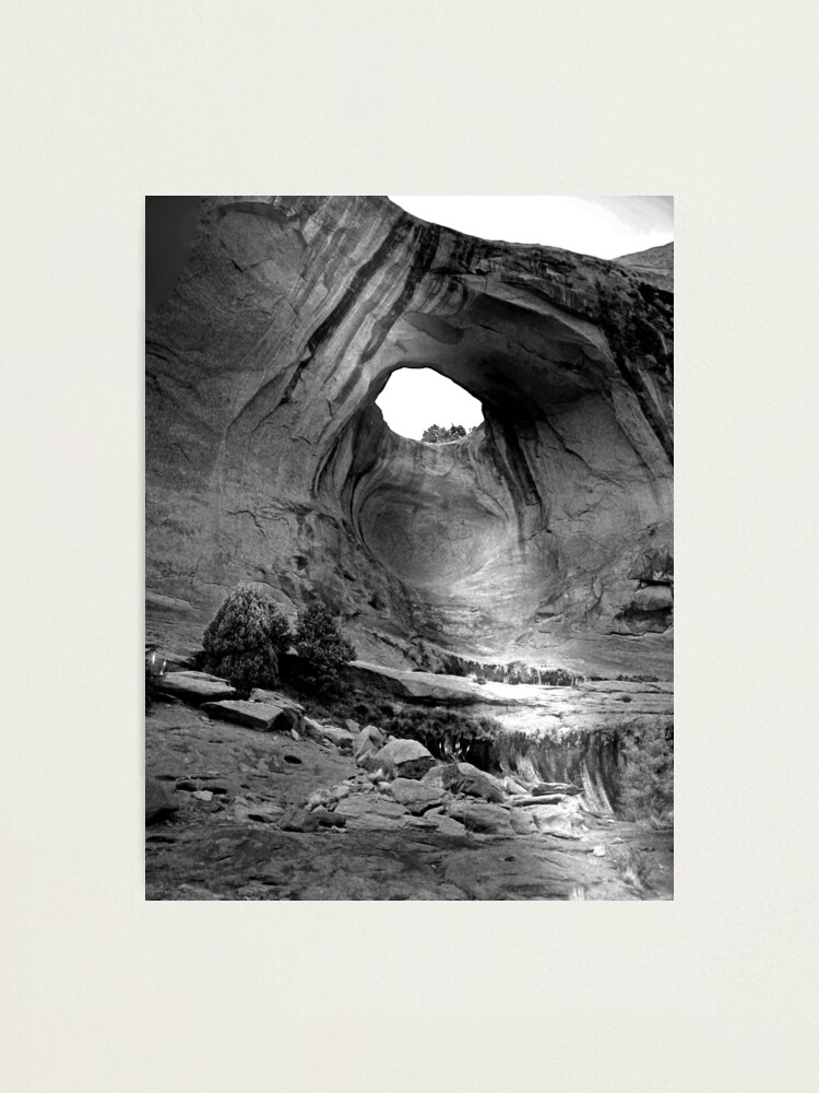Alternate view of Bow Tie Arch in Black and White Photographic Print