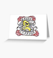 Snake Charmer Greeting Card
