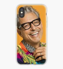 Vinilo o funda para iPhone Jeff Goldblum feliz