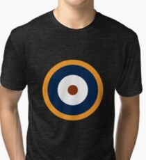 Royal Air Force - Historical Roundel Type A.2 1940 - 1942 Tri-blend T-Shirt